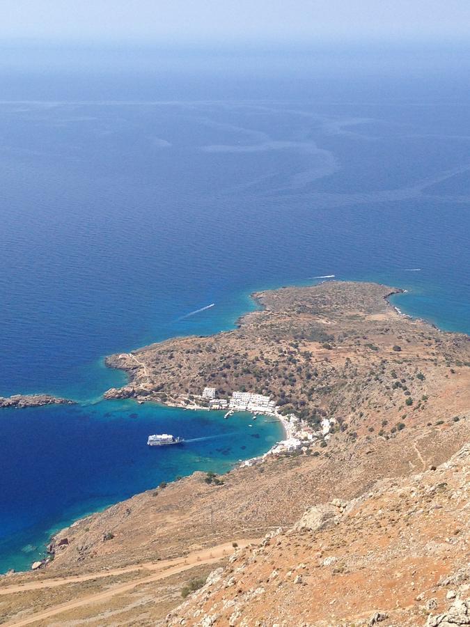 Daskalogiannis Hotel Loutro Bagian luar foto