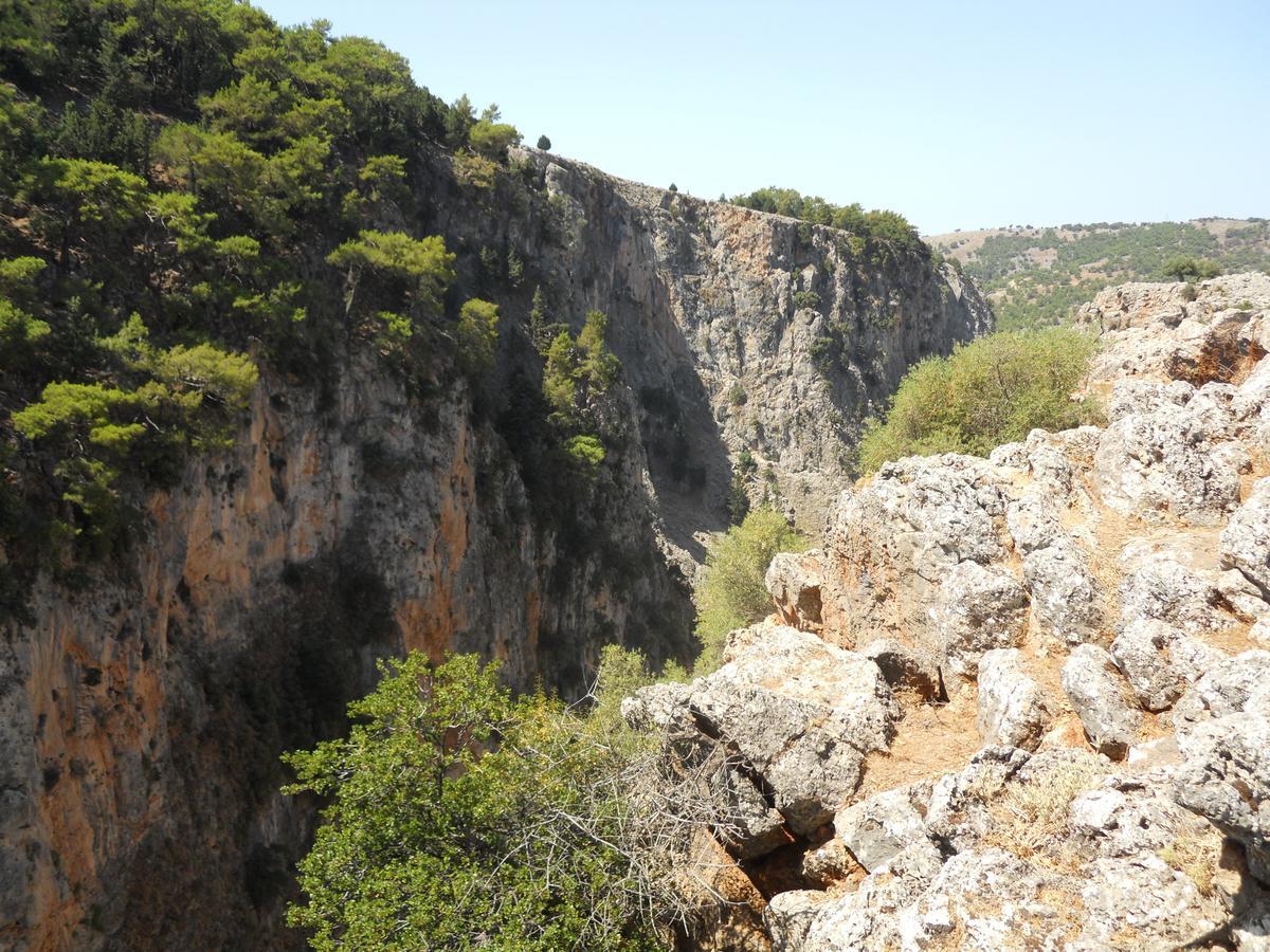 Daskalogiannis Hotel Loutro Bagian luar foto