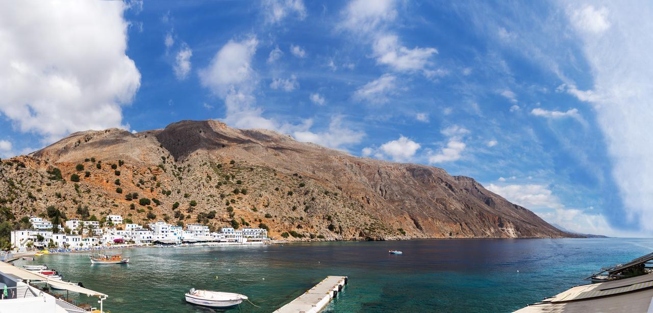 Daskalogiannis Hotel Loutro Bagian luar foto