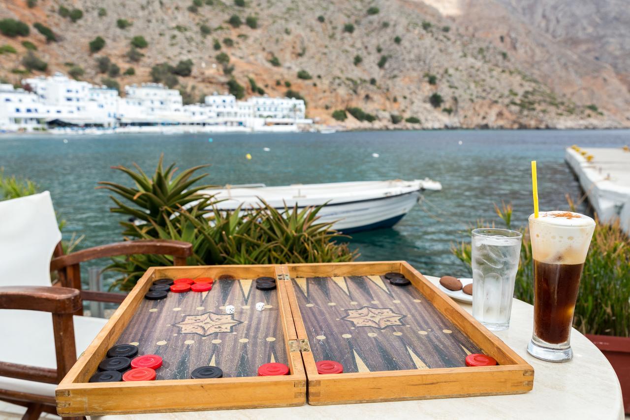 Daskalogiannis Hotel Loutro Bagian luar foto