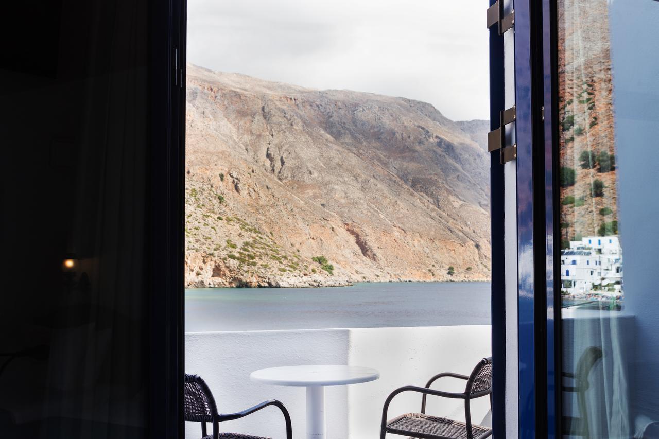 Daskalogiannis Hotel Loutro Bagian luar foto