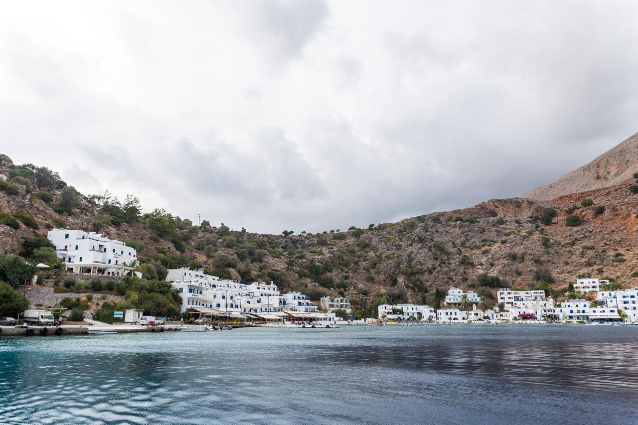 Daskalogiannis Hotel Loutro Bagian luar foto